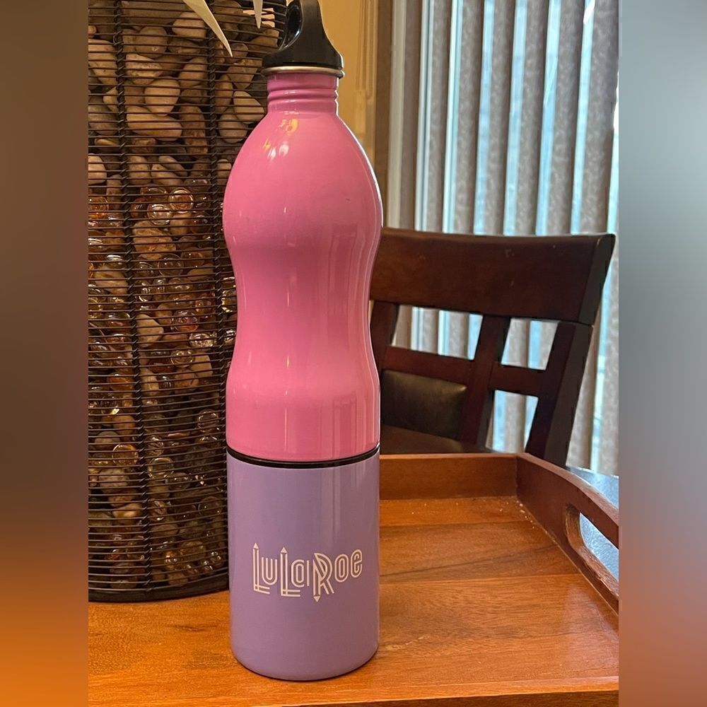 LuLaRoe pink and purple Water Bottle